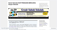 Desktop Screenshot of grosirsabuksekolah.wordpress.com