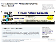 Tablet Screenshot of grosirsabuksekolah.wordpress.com