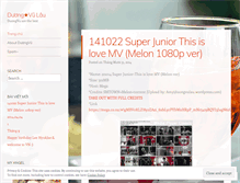 Tablet Screenshot of duongvulau.wordpress.com