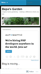 Mobile Screenshot of bepasgarden.wordpress.com