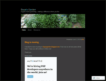 Tablet Screenshot of bepasgarden.wordpress.com