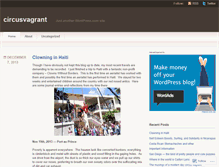 Tablet Screenshot of circusvagrant.wordpress.com