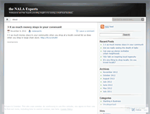 Tablet Screenshot of nalaexperts.wordpress.com