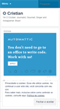 Mobile Screenshot of ocristian.wordpress.com