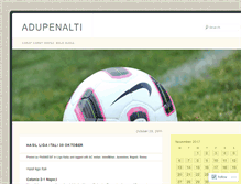 Tablet Screenshot of adupenalti.wordpress.com