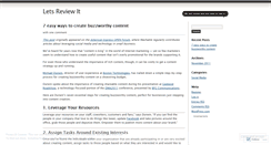Desktop Screenshot of letzreviewit.wordpress.com