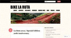 Desktop Screenshot of bikelaruta.wordpress.com