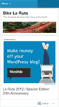 Mobile Screenshot of bikelaruta.wordpress.com