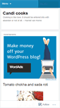 Mobile Screenshot of candicooks.wordpress.com