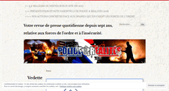 Desktop Screenshot of policeetrealites.wordpress.com