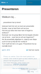 Mobile Screenshot of presenterenlne3.wordpress.com