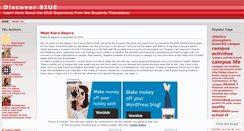 Desktop Screenshot of discoversiue.wordpress.com