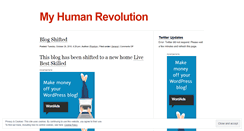 Desktop Screenshot of humanrevolution.wordpress.com