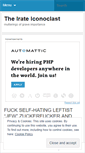 Mobile Screenshot of irateiconoclast.wordpress.com