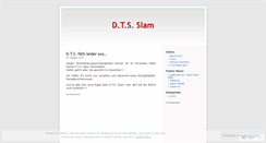 Desktop Screenshot of dtsslam.wordpress.com