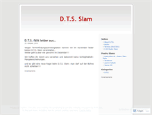 Tablet Screenshot of dtsslam.wordpress.com