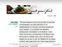 Tablet Screenshot of icookyourfood.wordpress.com