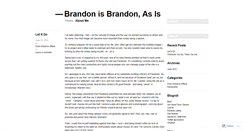 Desktop Screenshot of brandonisbrandonasis.wordpress.com