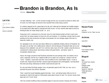 Tablet Screenshot of brandonisbrandonasis.wordpress.com