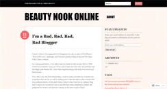 Desktop Screenshot of beautynook.wordpress.com