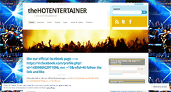 Desktop Screenshot of hotentertainer.wordpress.com