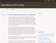 Tablet Screenshot of cakedecorations2012.wordpress.com