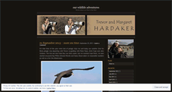 Desktop Screenshot of hardakerwildlife.wordpress.com