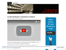 Tablet Screenshot of libertadprohibida.wordpress.com