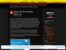 Tablet Screenshot of futureofgeorgia.wordpress.com