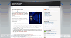Desktop Screenshot of doublebackslash.wordpress.com