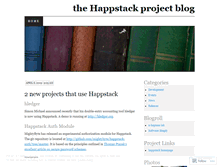 Tablet Screenshot of happstack.wordpress.com