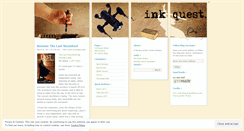 Desktop Screenshot of inkquest.wordpress.com