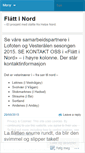 Mobile Screenshot of flaatinord.wordpress.com
