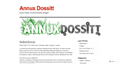 Desktop Screenshot of annuxdossitt.wordpress.com