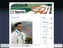 Tablet Screenshot of jsports.wordpress.com