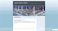 Desktop Screenshot of madinahstudents.wordpress.com