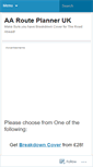 Mobile Screenshot of aarouteplanneruk.wordpress.com