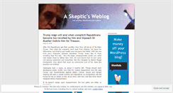 Desktop Screenshot of joeskeptic2004.wordpress.com