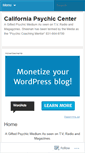 Mobile Screenshot of californiapsychiccenter.wordpress.com