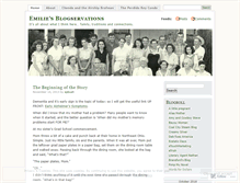 Tablet Screenshot of blogservations.wordpress.com