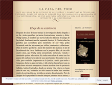 Tablet Screenshot of lacasadelpoio.wordpress.com