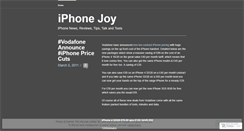 Desktop Screenshot of iphonejoy.wordpress.com