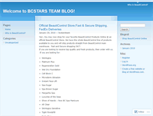 Tablet Screenshot of bcstarsteam.wordpress.com