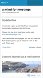 Mobile Screenshot of mind4meetings.wordpress.com