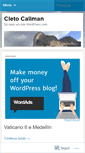 Mobile Screenshot of ccaliman.wordpress.com