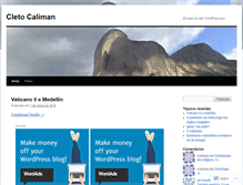 Tablet Screenshot of ccaliman.wordpress.com