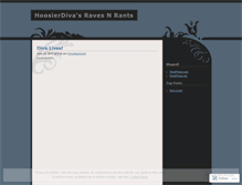 Tablet Screenshot of hoosierdiva.wordpress.com