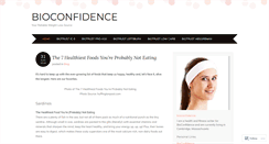 Desktop Screenshot of bioconfidence.wordpress.com