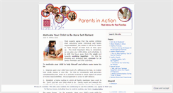 Desktop Screenshot of parentsinaction.wordpress.com