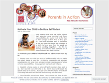 Tablet Screenshot of parentsinaction.wordpress.com